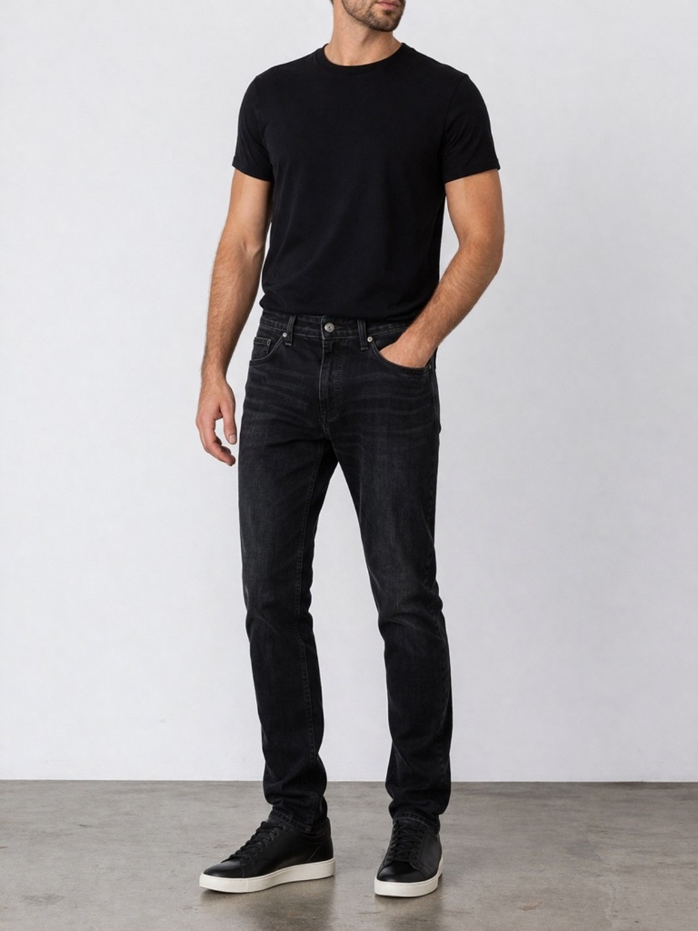 HUGO BOSS HUGO 734 Extra Slim Black Jeans Men’s 32x32 ( hemmed to approx 29.5”)